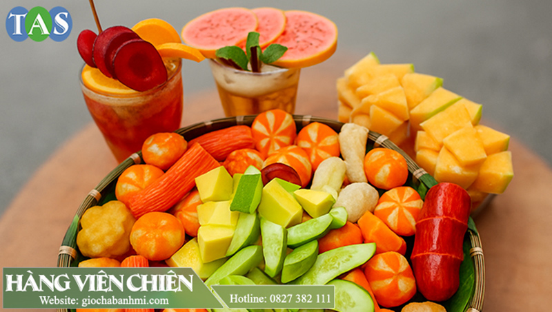 các món xiên que ăn vặt