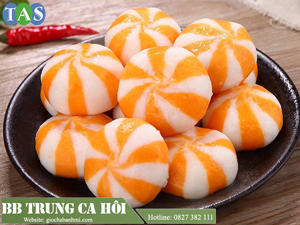 Bánh bao trứng cá hồi