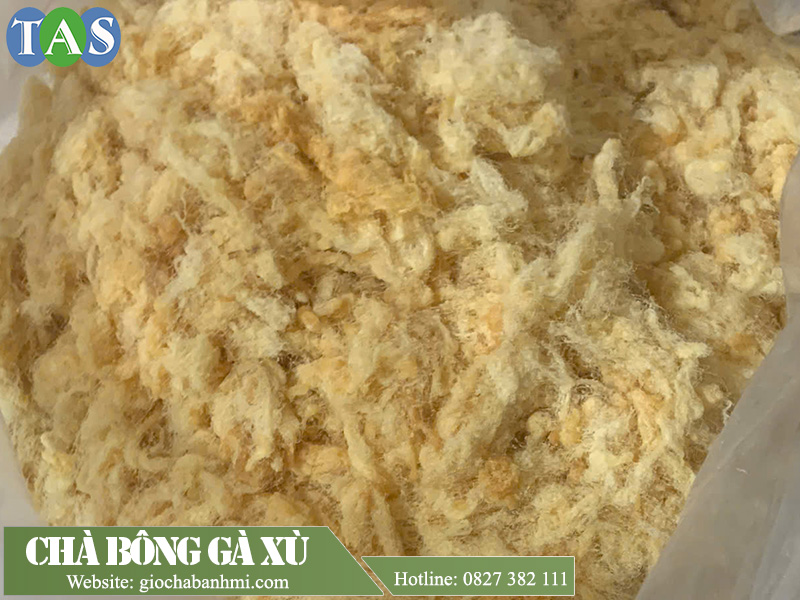 chà bông gà xù giá 135.000 đ/kg