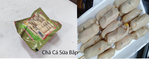 chả cá sữa bắp