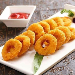 Mực vòng tẩm bột