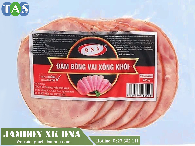 dăm bông vai tròn xông khói, trong quy trình sản xuất có giai đoạn xông khói