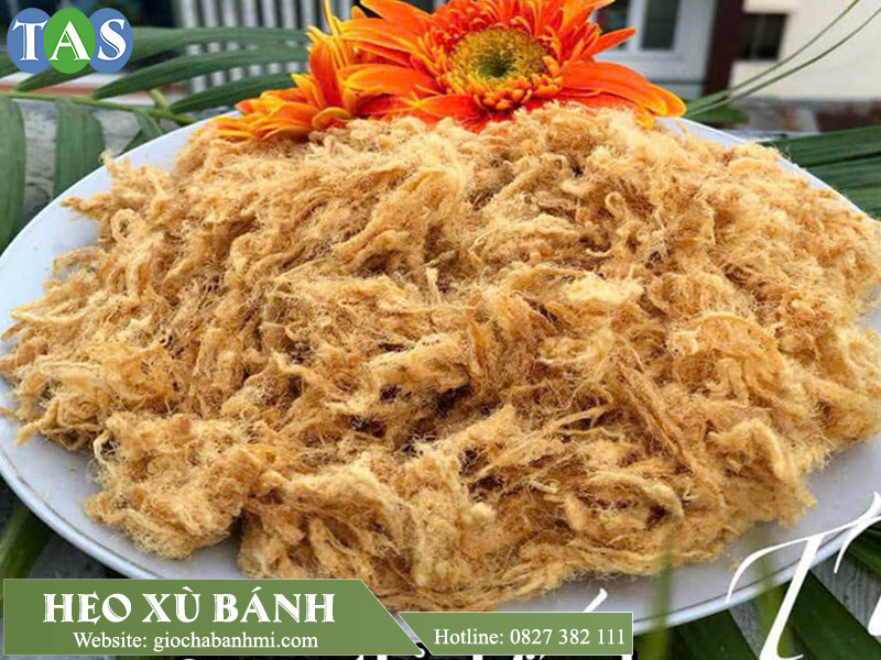 chà bông heo xù bánh