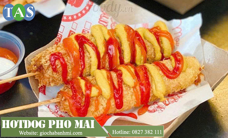 món hotdog hàn quốc