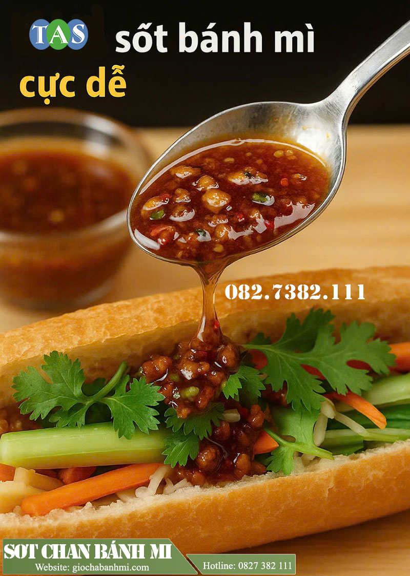 nước sốt được coi là linh hồn của ổ bánh mì việt