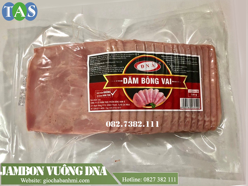 dăm bông vuông, trong quy trình sản xuất không có giai đoạn hun khói