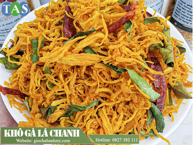 Khô gà lá chanh: phù hợp ăn vặt. Khô gà lá chanh: phù hợp ăn vặt.