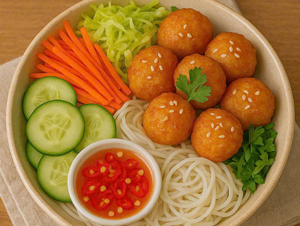 Ba món ăn ngon, dễ làm từ mực viên chiên.