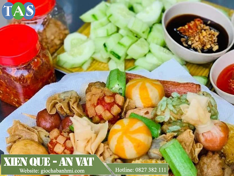 hình ảnh một số loại đồ chiên xiên que An Sinh đang cung cấp
