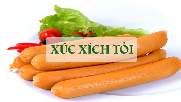 một ví dụ về mẫu xúc xích cây thẳng, tròn, dài  